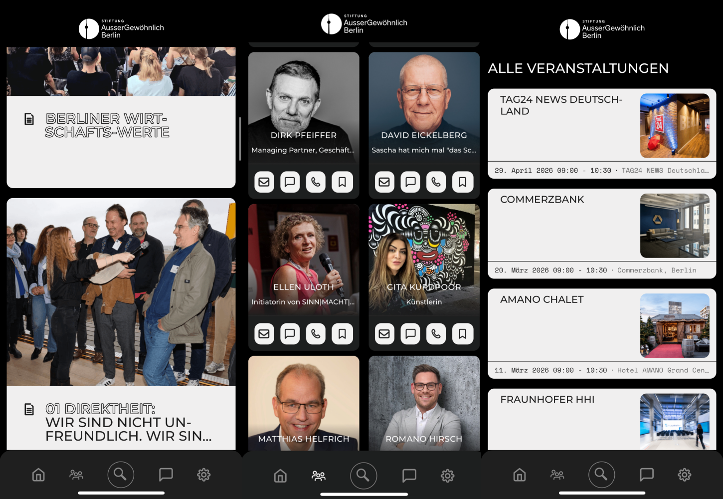 Deine Berliner Netzwerk App