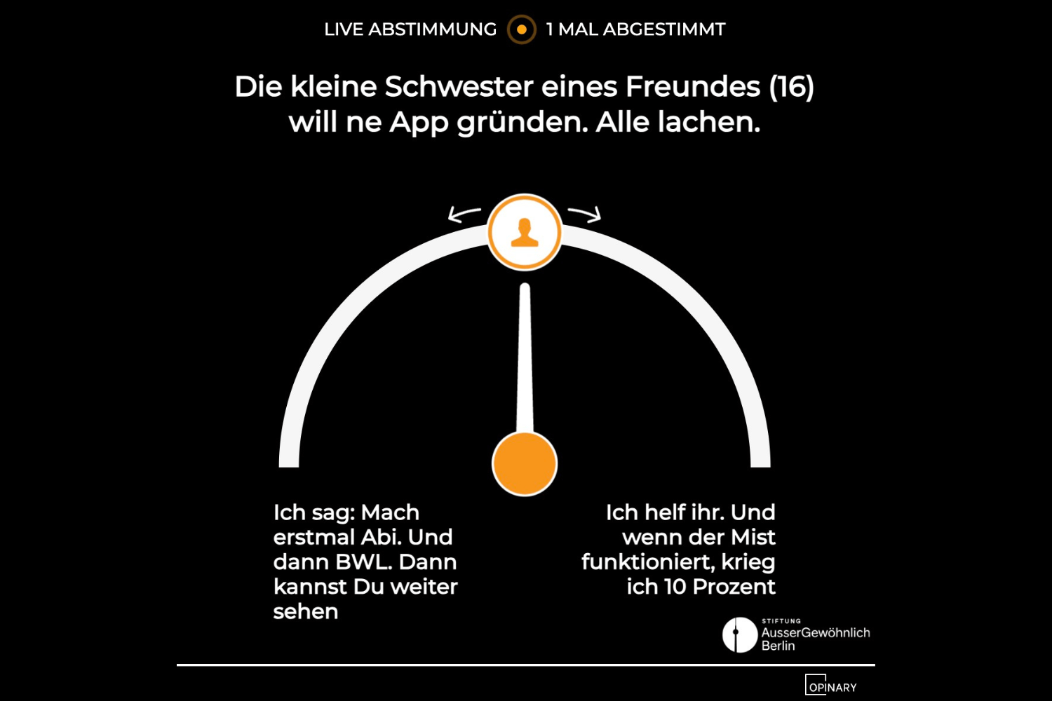 Die kleine Schwester eines Freundes (16) will ne App gründen. Alle lachen.