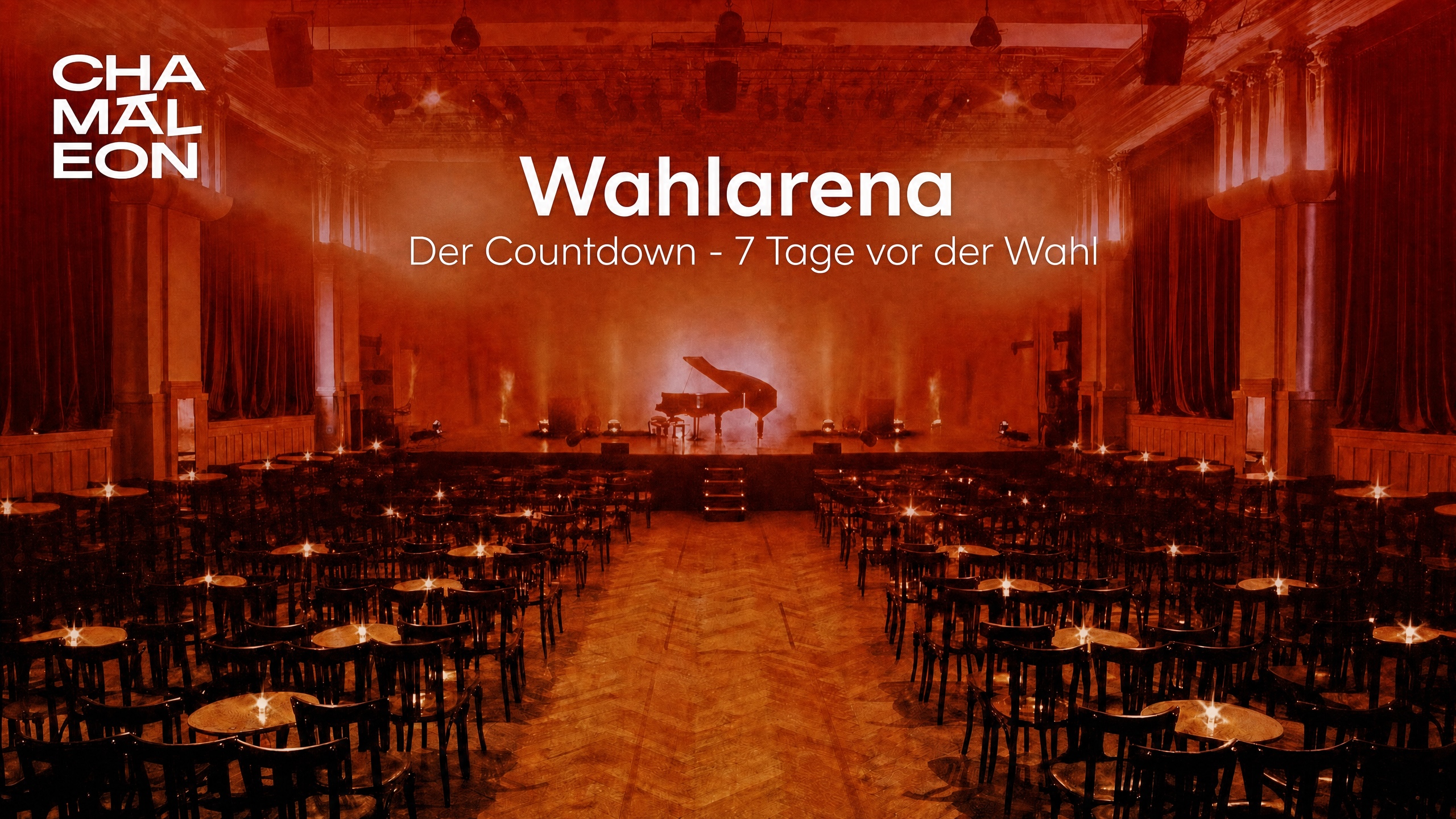Dein Briefing morgen: Countdown Wahlarena, 13.09.